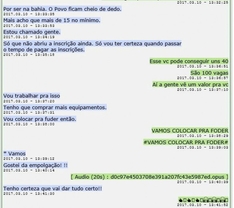 Diálogo entre os envolvidos