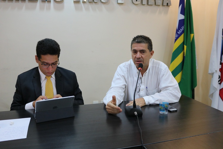 Secretário de justiça do Piauí, Dr. Daniel Oliveira e o Delegado Emir Maia