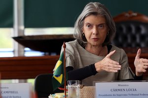 Em reunião com presidentes de Tribunais, a ministra Cármen Cármen Lúcia cobra informações precisas e critica dados precários fornecidos por órgãos do judiciário. (Foto: Glaucio Dettmar CNJ) Em reunião com presidentes de Tribunais, a ministra Cármen Cármen Lúcia cobra informações precisas e critica dados precários fornecidos por órgãos do judiciário. (Foto: Glaucio Dettmar CNJ)