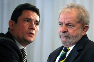 Moro e Lula: o depoimento foi marcado por Moro para o dia 13 de setembro (Montagem de Rodrigo Sanches/EXAME.com/Divulgação)