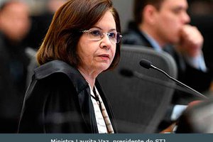 Ministra Laurita Vaz Presidente do STJ (Foto: reprodução/stj)
