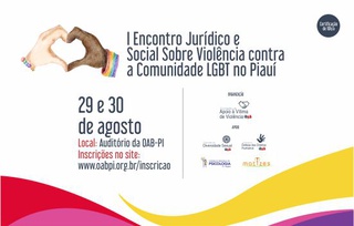 OAB-PI sedia I Encontro Jurídico e Social sobre Violência contra a comunidade LGBT.