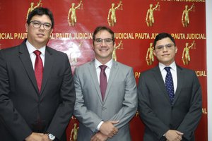 Advogados Ézio Amaral, Bráulio Melo e Horário Neiva (Foto: TELSÍRIO ALENCAR/PAUTAJUDICIAL)