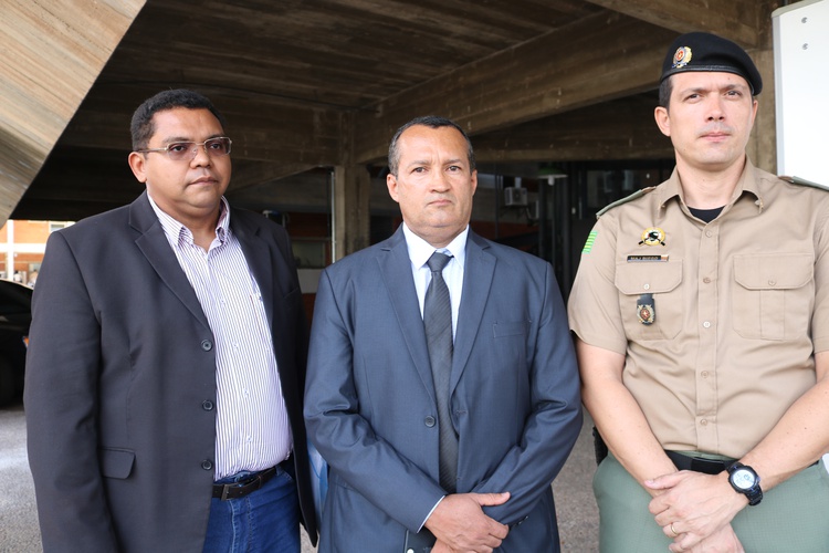 Major Ozeas Canuto, Tenente Cel. Carlos Pinho e o Major Diedo da AMEPI