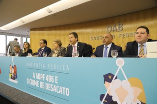 OAB sedia audiência pública para debater crime de desacato e a ADPF 496