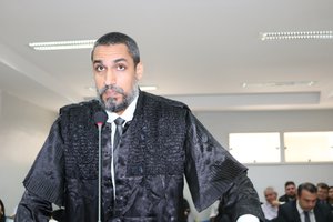 Advogado de defesa de Moaci Moura da Silva Junior , Eduardo Faustino. (Foto: TELSÍRIO ALENCAR/PAUTAJUDICIAL)