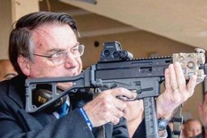 O tiroteio de votos venceu a ideia de armas do presidente (Foto: Reprodução)
