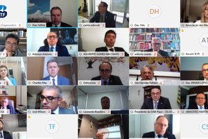 Presidente do STF e do CNJ Dias Toffoli faz visita virtual ao TJ/PI (Foto: Divulgação)