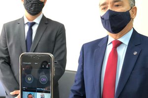 Juiz Aderson Nogueira em Santa Filomena. (Foto: Divulgação)