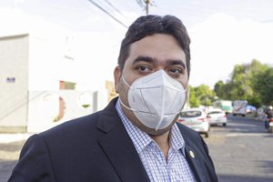 Advogado Marcos Nogueira , presidente das Prerrogativas da OAB/PI (Foto: Alef Leão/GP1)