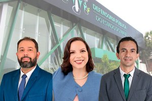 João Batista Viana do Lago Neto, Carla Yáscar Bento Feitosa Belchior e Ivanovick Feitosa Dias Pinheiro disputam o cargo para o biênio 2023/2023 (Foto: Reprodução)