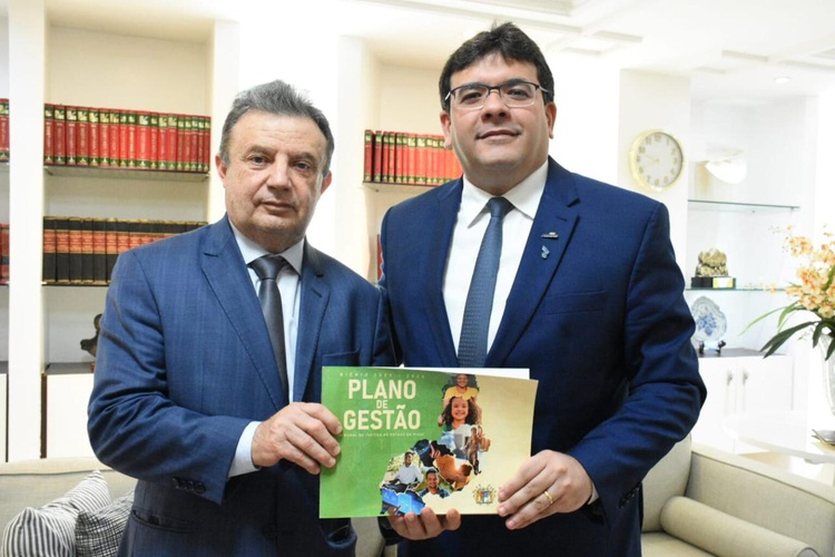 Governador trata de parcerias com o presidente do TJ para fortalecer segurança pública