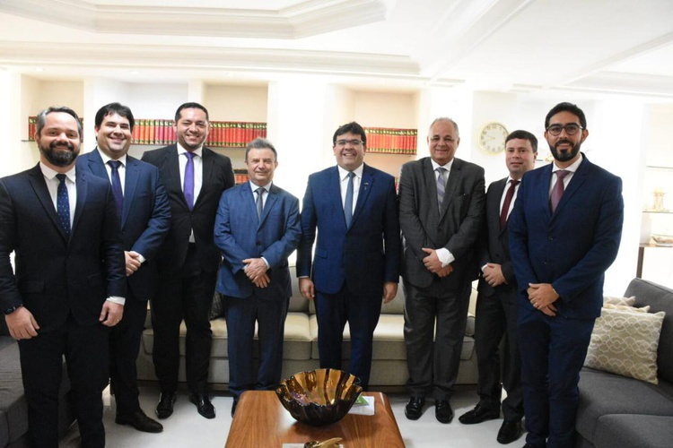 Governador trata de parcerias com o presidente do TJ para fortalecer segurança pública