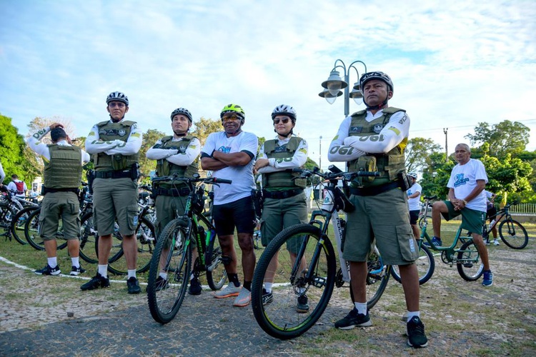 Mais de 500 pessoas participam da 2ª Pedalada Operacional da Polícia Militar do Piauí