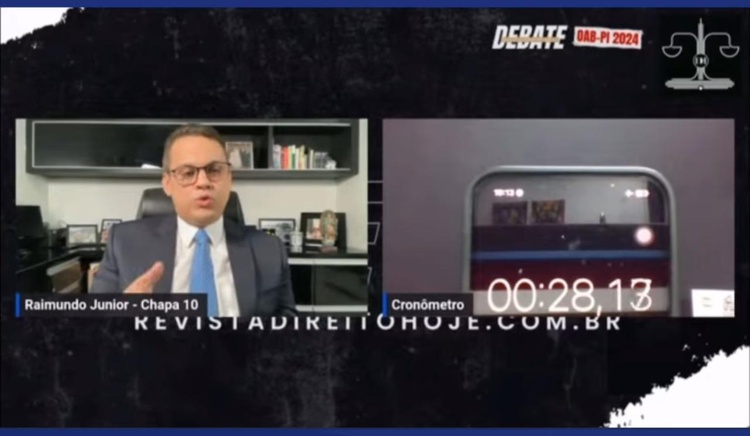 Raimundo Júnior vence debate entre candidatos a OAB-PI