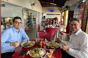 Advogados Marcus Nogueira e Aurélio Lobão (Foto: Reprodução)