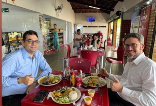 Advogados Marcus Nogueira e Aurélio Lobão