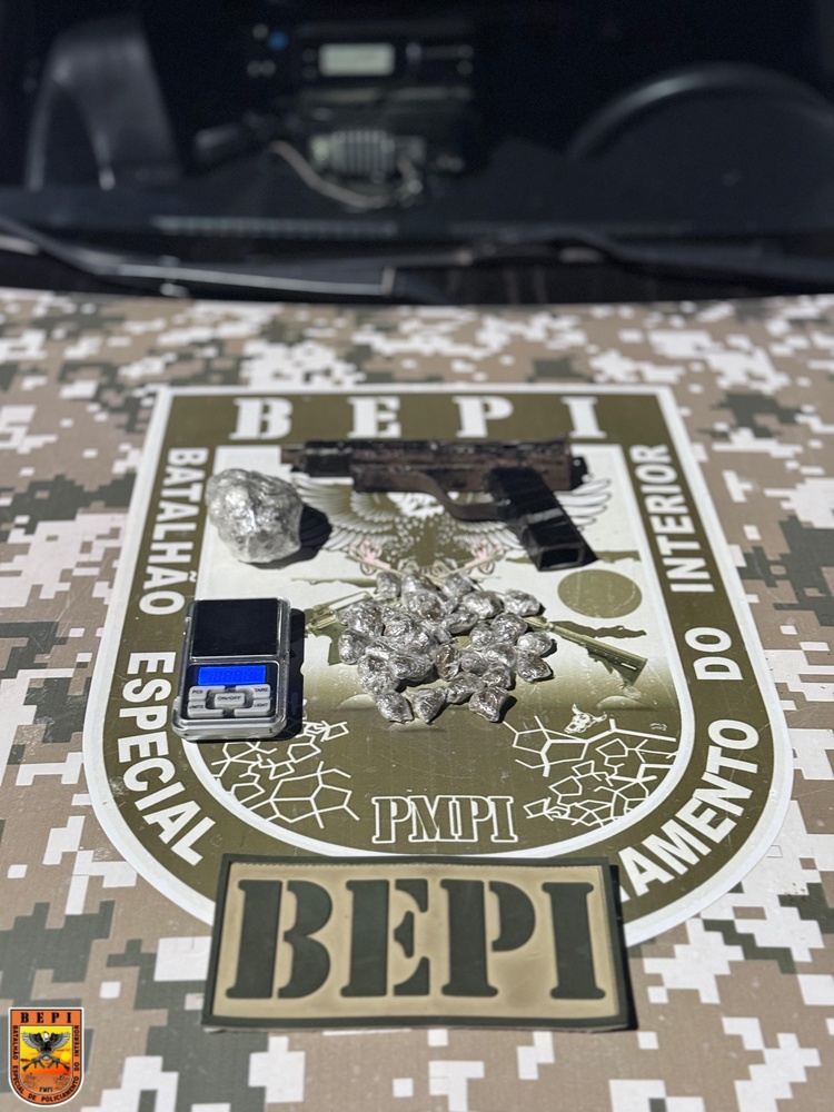 Polícia Militar prende metalúrgico suspeito de fabricar armas caseiras para facção criminosa na zona Norte de Teresina