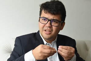 Secretário de segurança Chico Lucas (Foto: Lucas Dias/GP1)