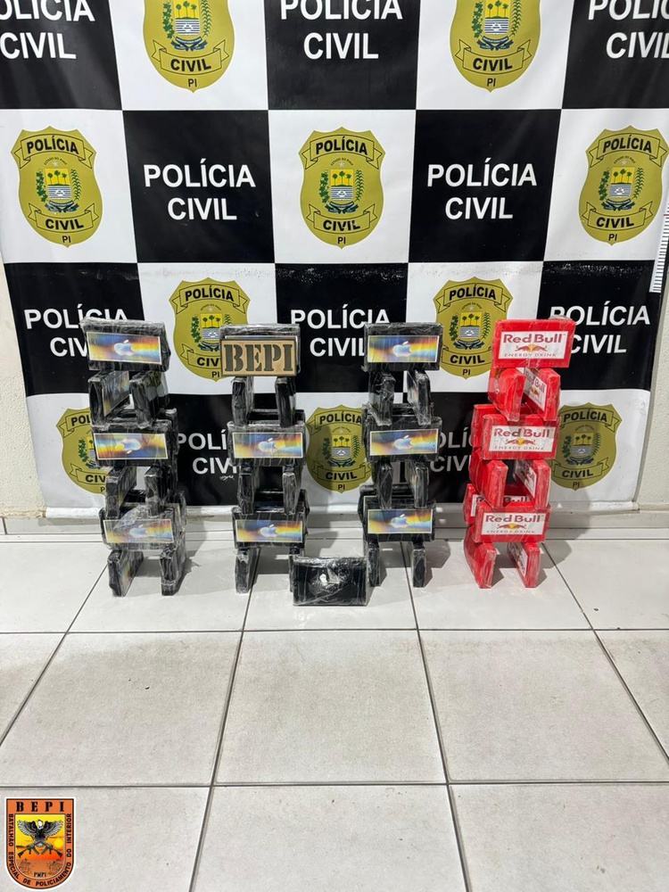 Ação integrada das forças de segurança apreende 47 kg de cocaína avaliados em mais de R$ 2 milhões em Oeiras
