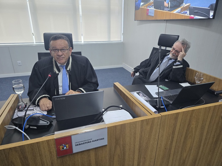 Desembargador Sebastião Martins e Haroldo Rehem