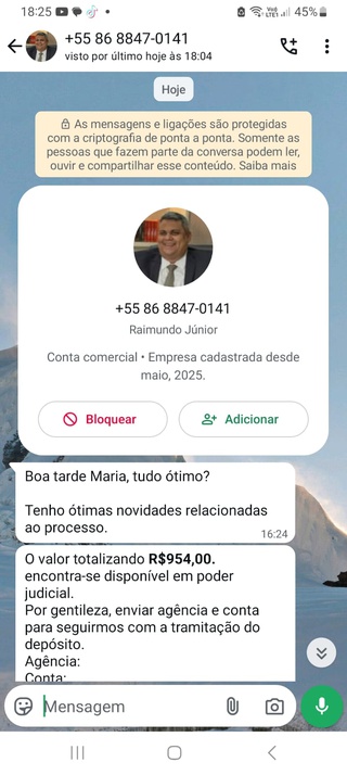 Criminoso usa foto do presidente da OAB/PI para aplicar golpe em Teresina