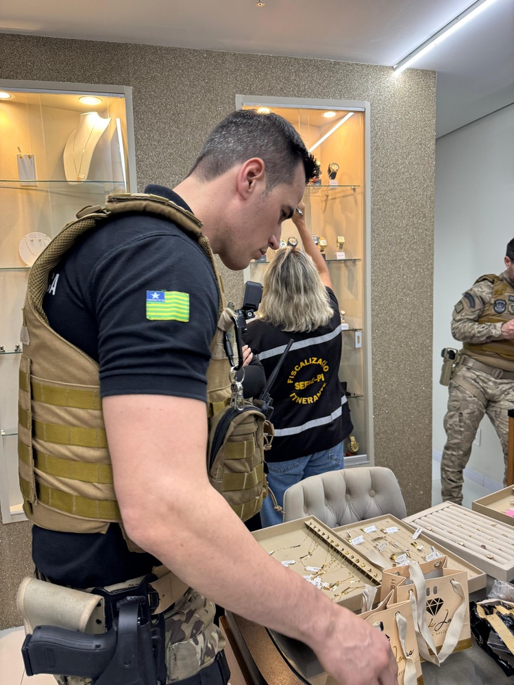 SSP deflagra Operação Ouro Sujo em Teresina contra comércio ilegal de ouro