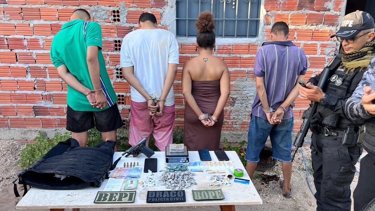 Operação integrada resulta em prisões e apreensões na zona norte de Teresina