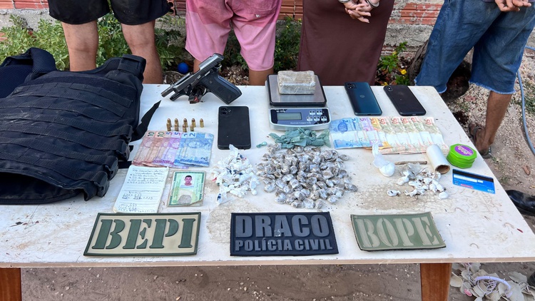 Operação integrada resulta em prisões e apreensões na zona norte de Teresina