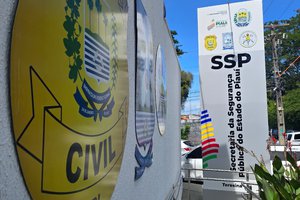 Sede da secretaria de Segurança Pública do Piauí (Foto: TELSIRIO ALENCAR/PAUTA JUDICIAL)