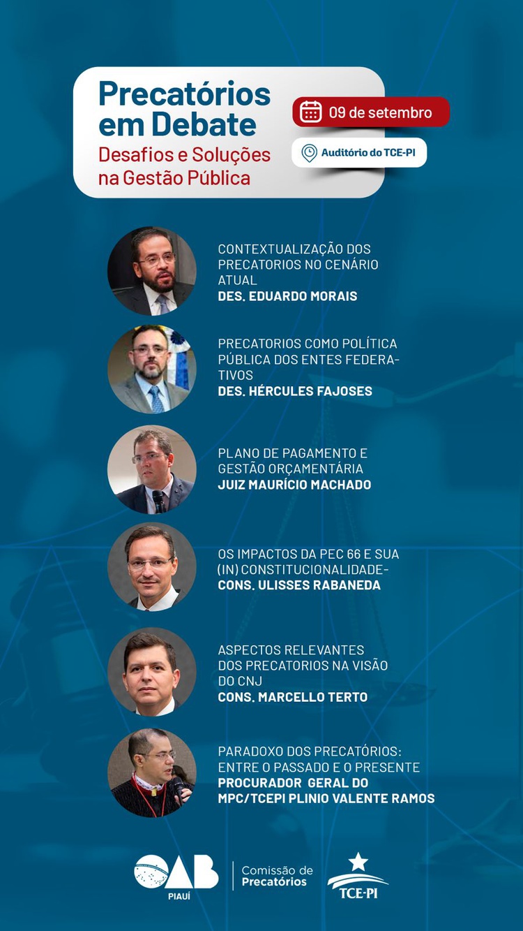 Um dos maiores Congressos da OAB/PI começa nesta terça, 09/09