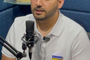 Pré-candidato Breno Macedo empunha a bandeira de geração de empreso para  juventude (Foto: Divulgação)