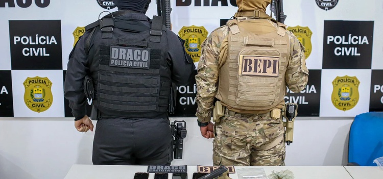 Operações com Cães (NOC/FEISP) e Polícia Militar, por meio do BOPE, BOPAer e BEPI.