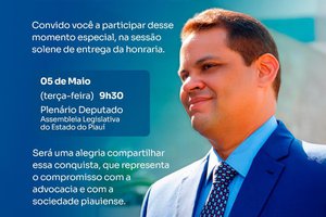 Advogado Raimundo Júnior será homenageado com Medalha do Mérito Legislativo (Foto: Dvulgação)