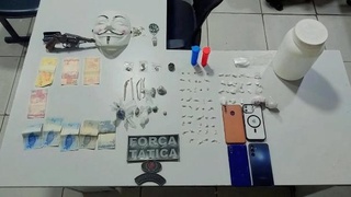 Polícia Militar apreende arma de fogo, drogas e prende dois suspeitos na zona Leste de Teresina