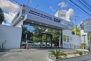 Sede da Secretaria de Segurança do Piauí (Foto: TELSIRIO ALENCAR/PAUTA JUDICIAL)